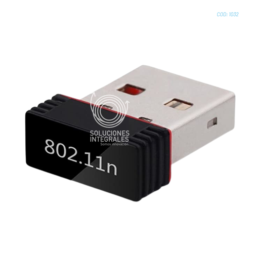ADAPTADOR MINI WIFI USB 2.0 600MBPS