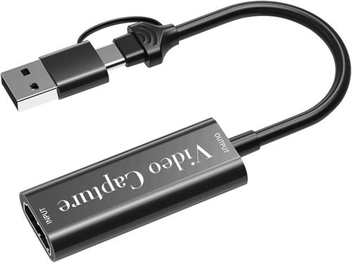 CAPTURADORA DE VIDEO  HDMI A USB A/USB C