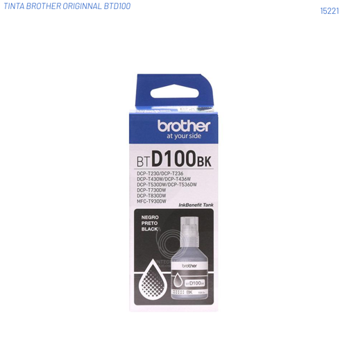 TINTA BROTHER ORIGINNAL BTD100