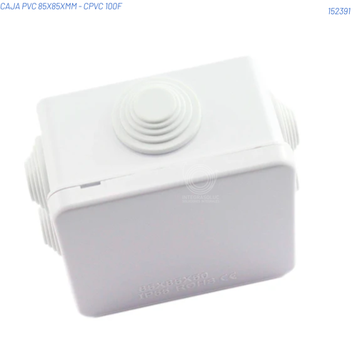 CAJA PVC 85X85XMM - CPVC 100F
