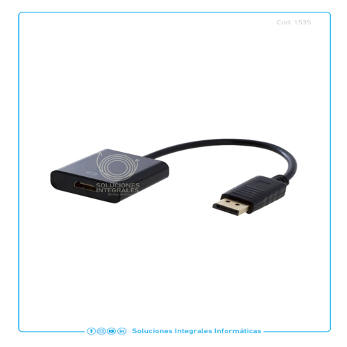 CABLE DISPLAY PORT TO HDMI  15CM