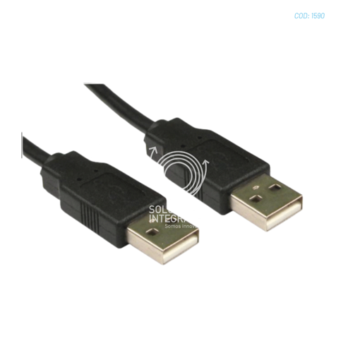 CABLE USB MACHO A MACHO DE 0.50 CENTIMETROS