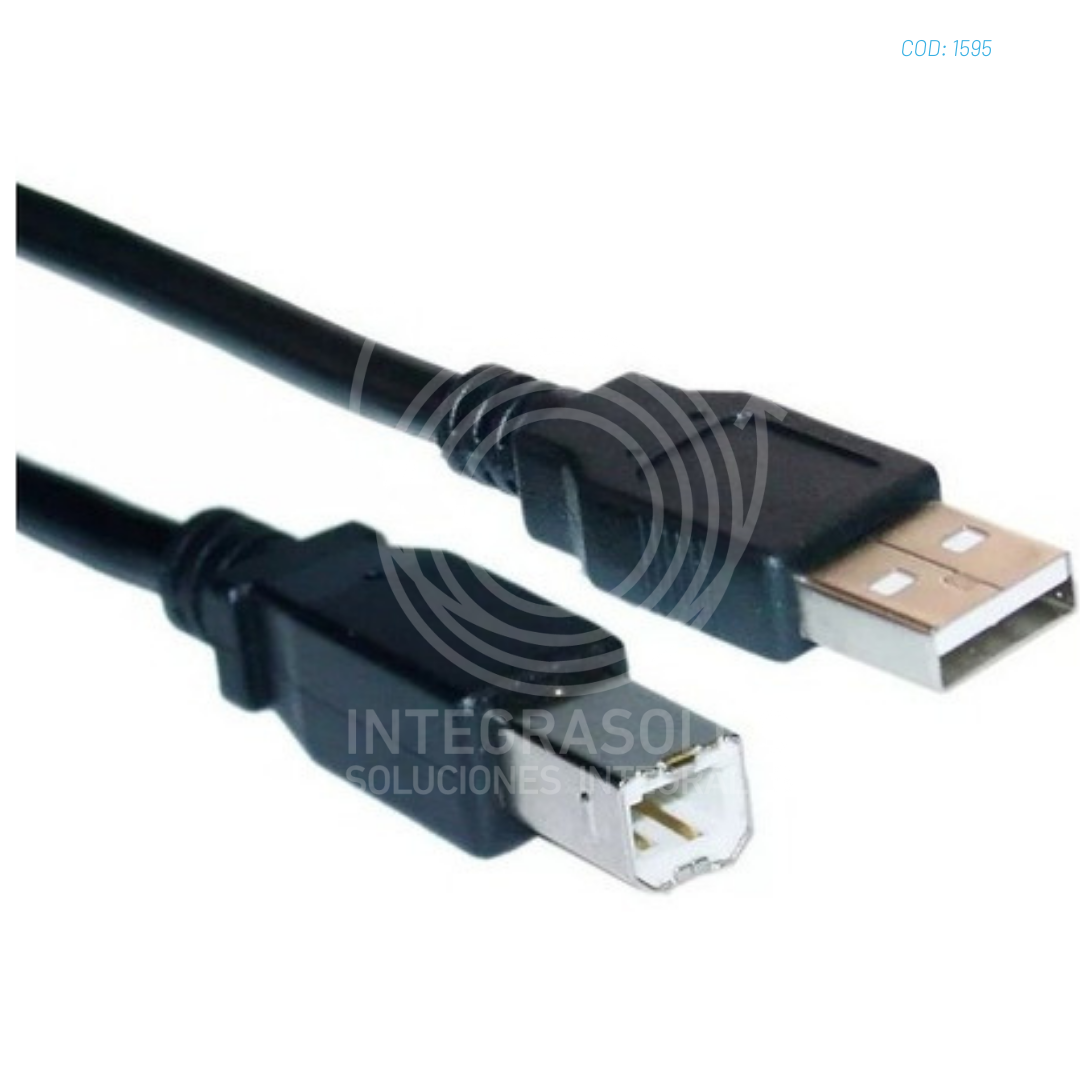 CABLE USB IMPRESORA 6 PIES (1.8MTS)