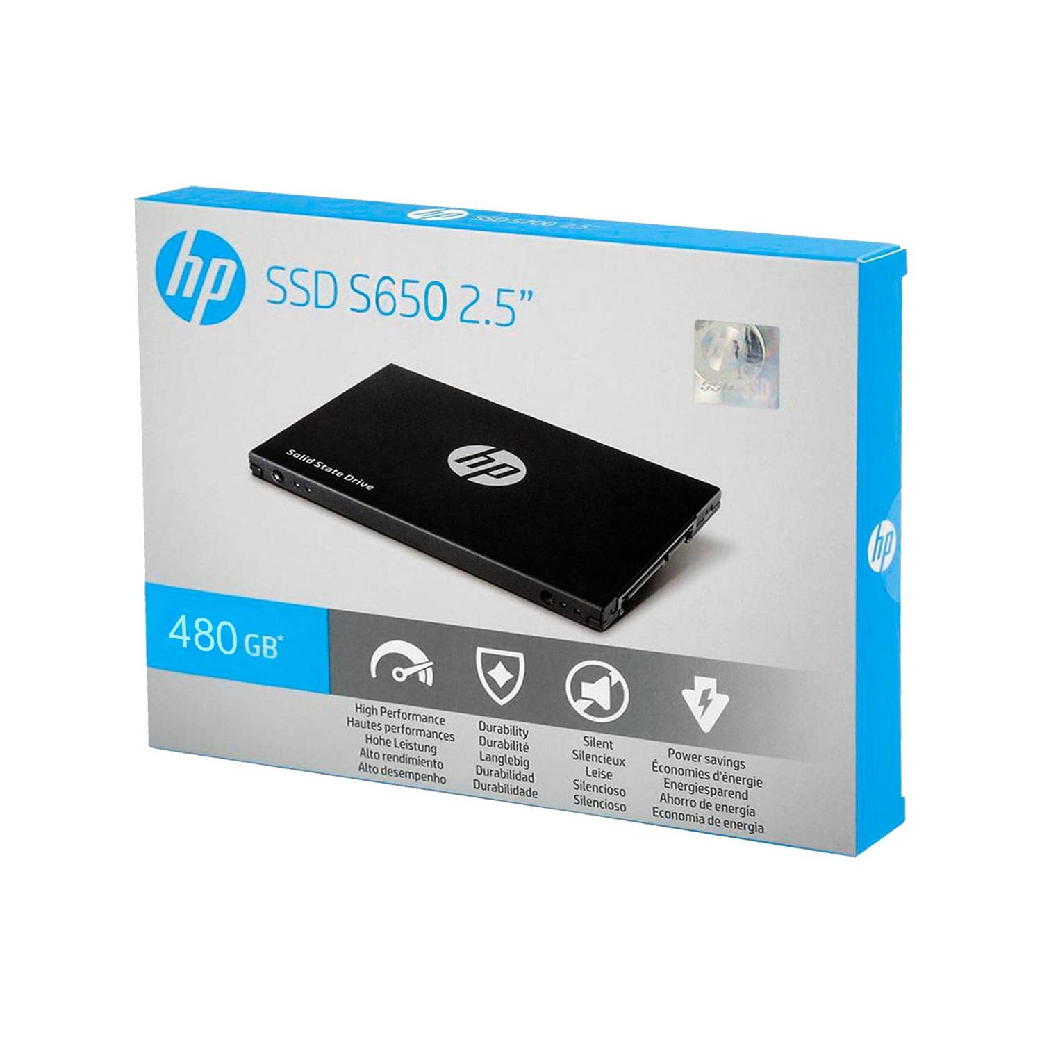 DISCO SOLIDO INT. HP 480GB  2.5" S650