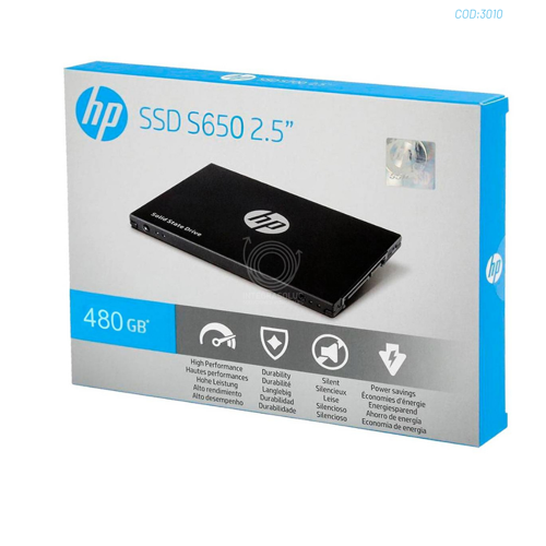 DISCO SOLIDO INT. HP 480GB  2.5" S650