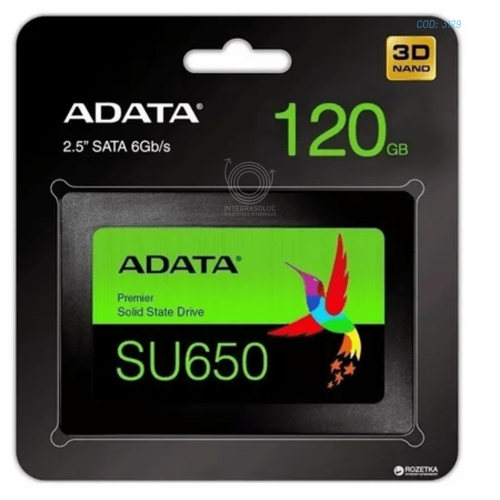 DISCO SOLIDO SSD INT ADATA 120GB SU650 ULTIMATE / SATA 2.5"