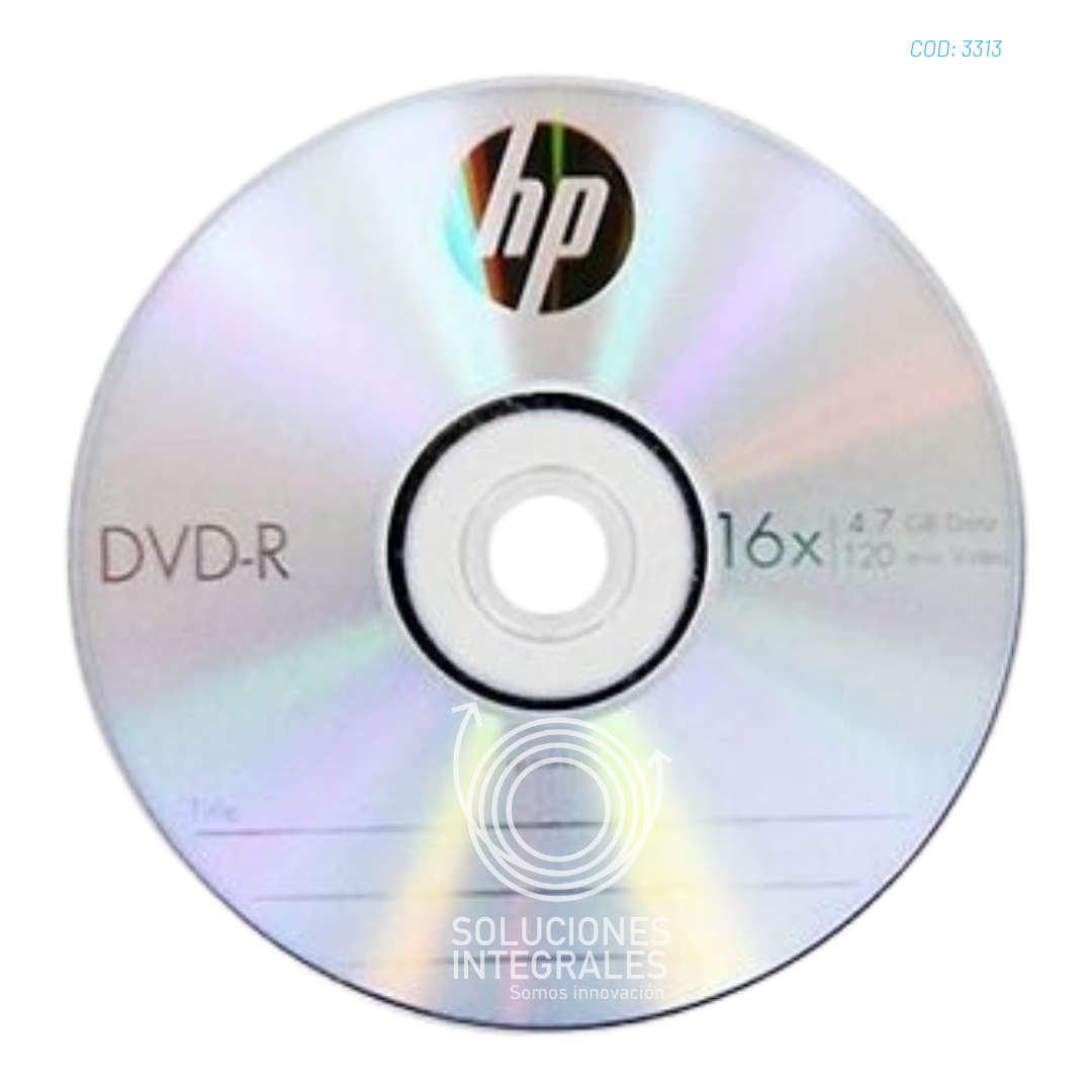 DVD-R MEDIA HP (1 UNIDAD) DISCO EN BLANCO