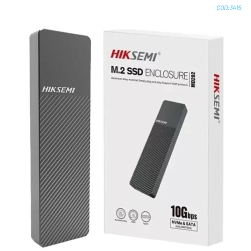 CONVERTIDOR DISCO EXTERNO/ENCLOSURE M.2 SSD I 10G BPS I HIKSEMI