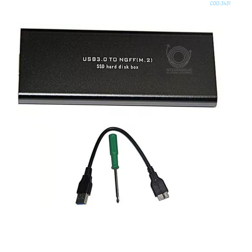 ENCLOUSER PARA SSD M.2 USB 3.0 NITRON
