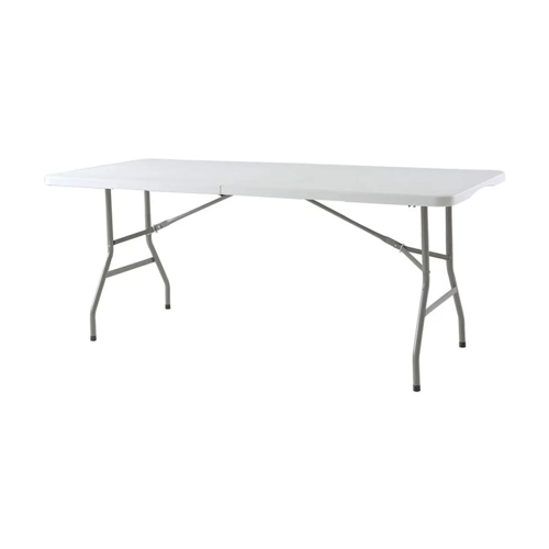 MESA PLEGABLE COLOR BLANCO 1,8