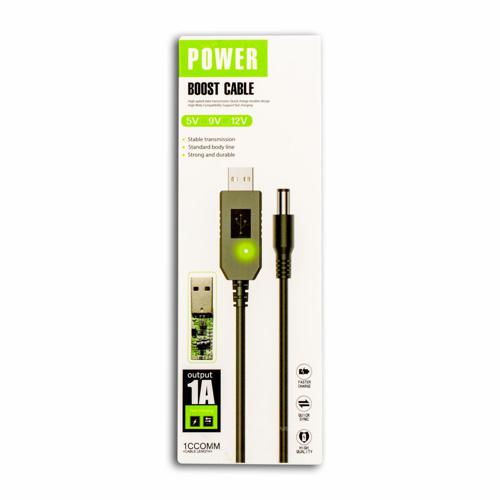 CABLE CONVERTIDOR DE VOLTAJE A 5V 9V Y 12V