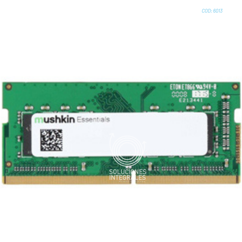 MEMORIA RAM 8GB DDR4 MUSHKIN SODIMM