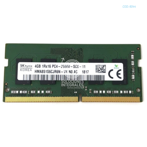 MEMORIA RAM SKHYNIX 4GB DDR4 SOODIM
