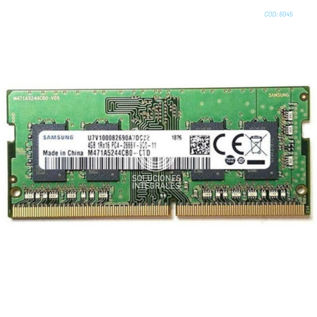 MEMORIA RAM SAMSUNG 4GB DDR4