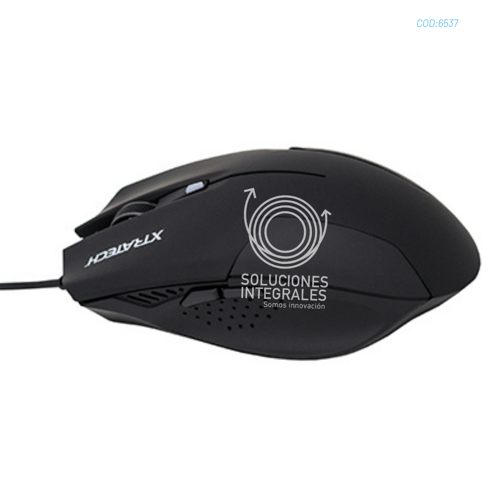 MOUSE GAMER XFIRE XTRATECH 27G223BK-USB-LUCES LED-NEGRO