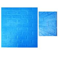 PANEL DECORATIVO ADHESIVO AZUL 68X34