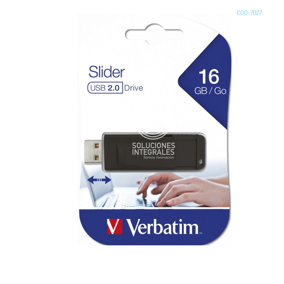 PENDRIVE VERBATIM DE 16GB USB DE 2.0