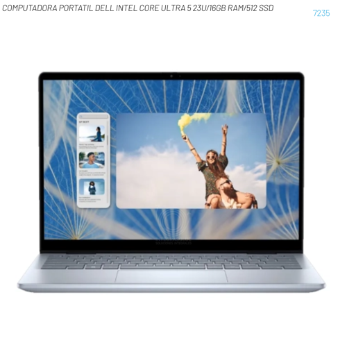COMPUTADORA PORTATIL DELL INTEL CORE ULTRA 5 23U/16GB RAM/512 SSD