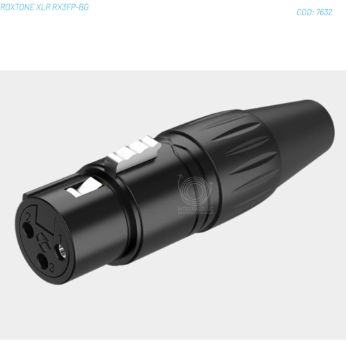 ROXTONE XLR RX3FP-BG