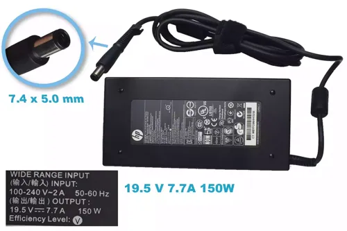 CARGADOR HP PUNTA AGUJA 19.5V-7.7A (7.4*5.0) GAMER