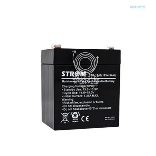 BATERIA STROM PARA UPS 12V A 4AH