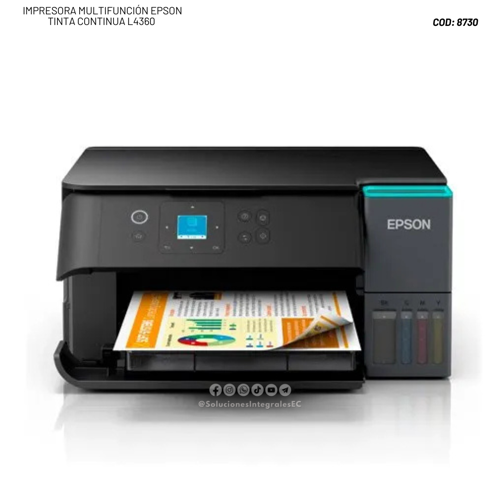 IMPRESORA MULTIFUNCIÓN EPSON TINTA CONTINUA L4360