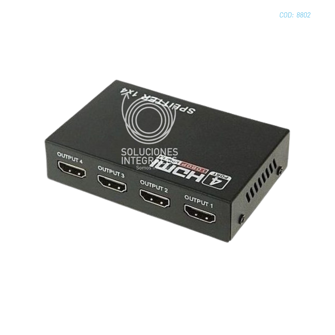 SPLITTER HDMI 4 PUERTOS NITRON