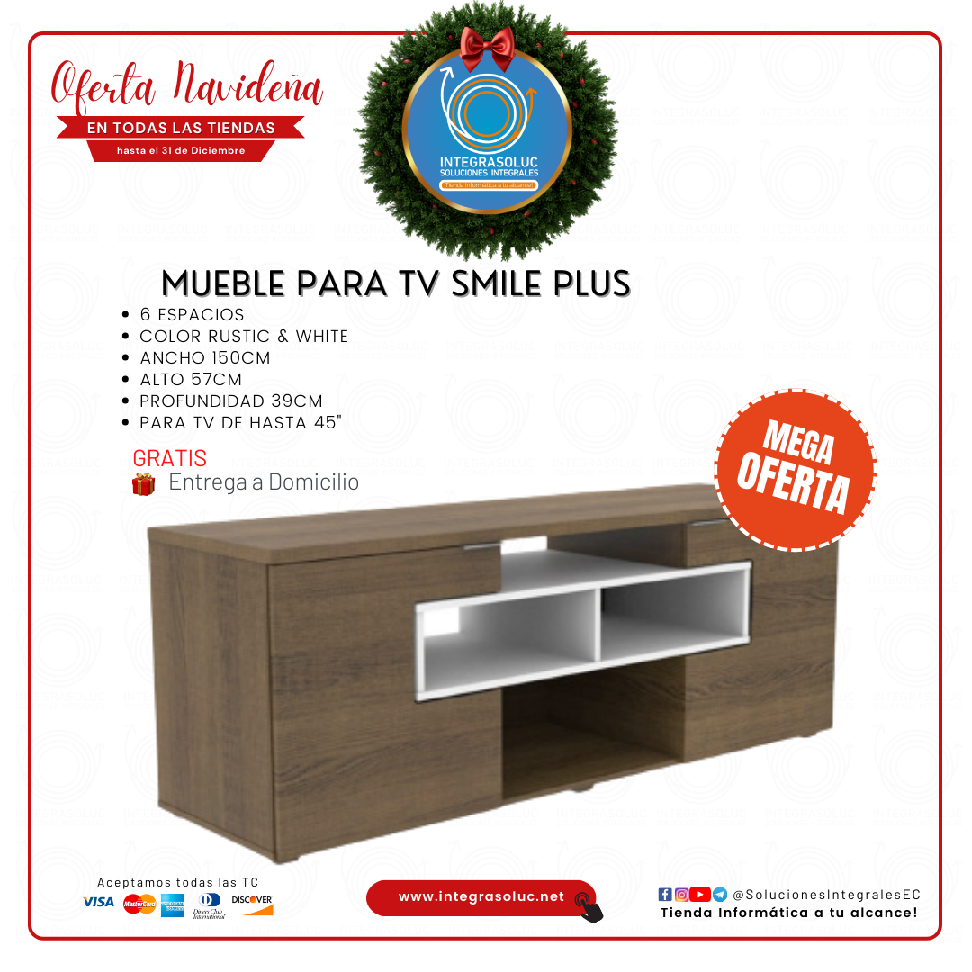 MUEBLE PARA TV SMILE PLUS  / TV 50