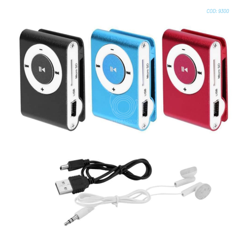 REPRODUCTOR MP3/MICRO SD/USB VARIOS COLORES