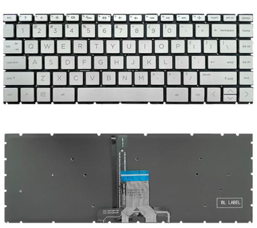TECLADO HP PAVILION 14-CK SILVER (WITHOUT FRAME) 14-CE0027TX 14-CE1005TX
