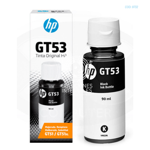 TINTA HP ORIGINAL GT51/GT53 BLACK