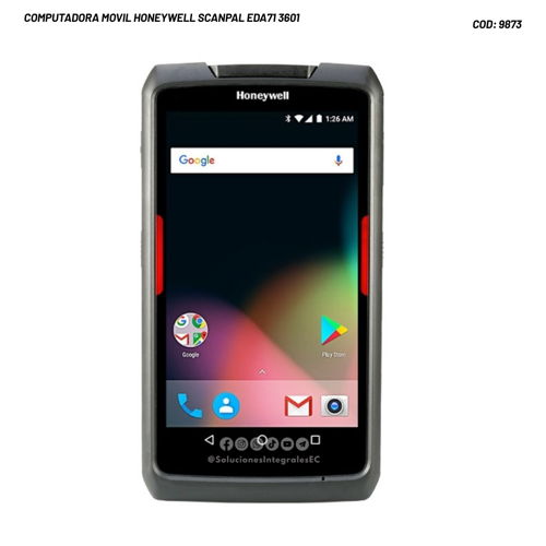 COMPUTADORA MOVIL HONEYWELL SCANPAL EDA71 3601 SNAPDRAGON 450 LED 7" 2GB - 32GB - ANDROID 8